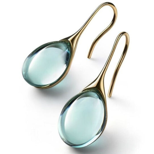 Pendientes colgantes chic con cristales