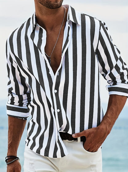 Luna Bellucci |Camisa de Rayas Elegante