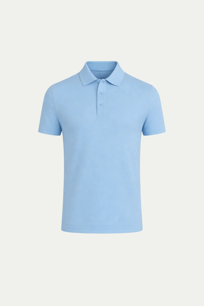 Matteo | Polo Ligero Azul Claro