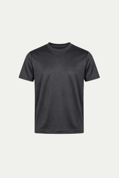 Alessio | Camiseta de Algodón Mercerizado Gris