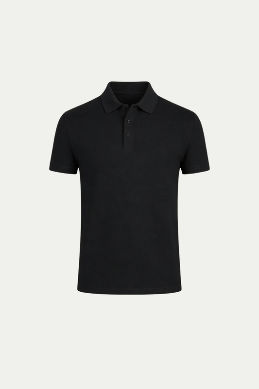Matteo | Polo Ligero Negro