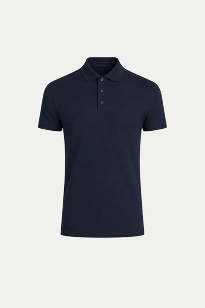 Matteo | Polo Ligero Azul Marino
