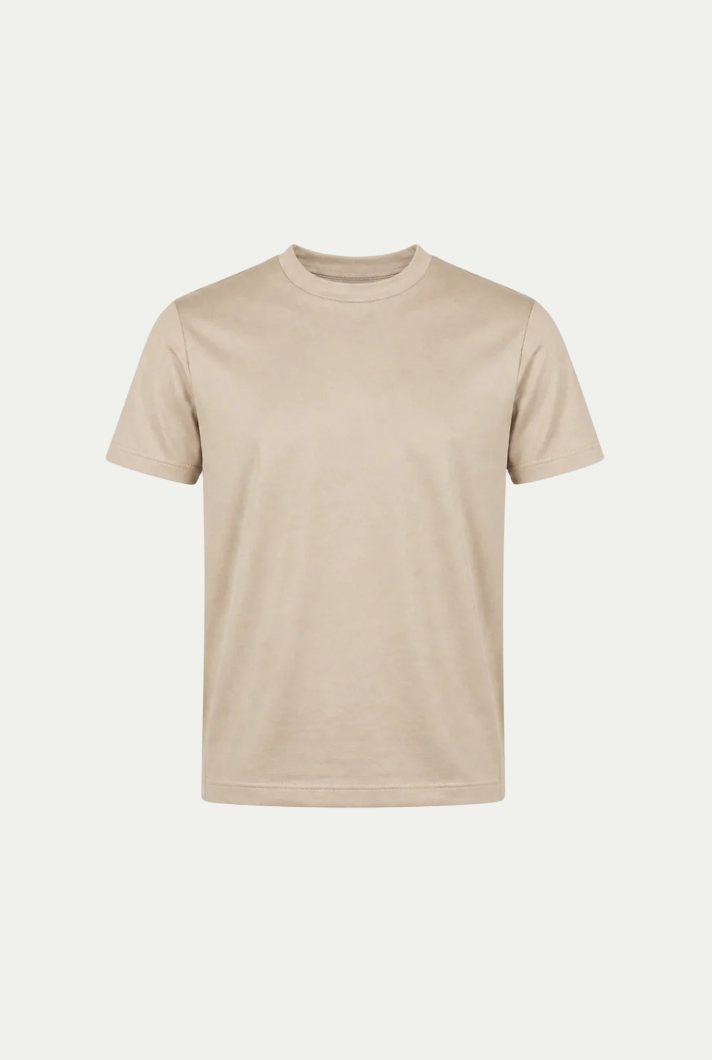Alessio | Camiseta de Algodón Mercerizado Arena