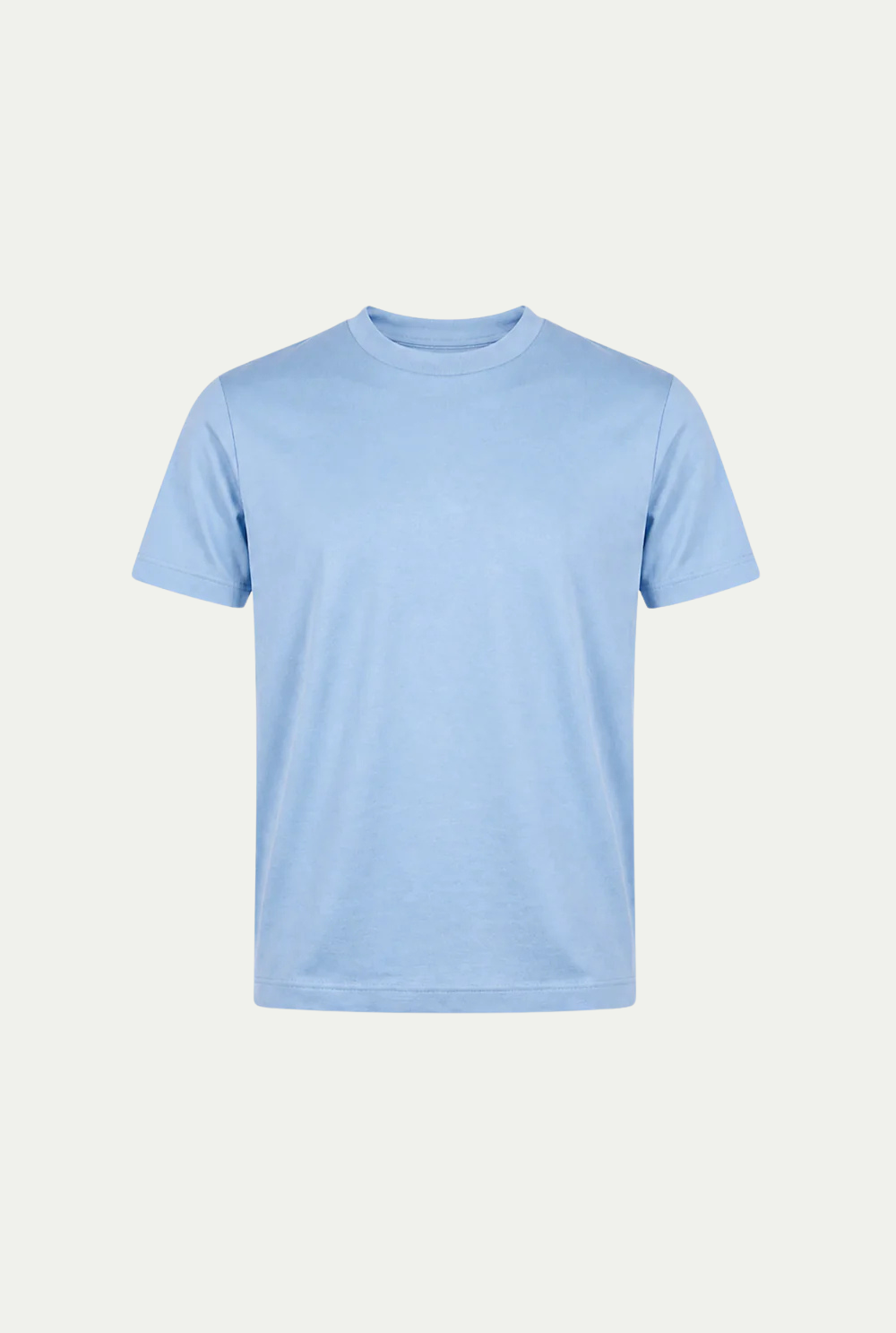 Alessio | Camiseta de Algodón Mercerizado Azul Claro