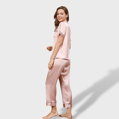 Inés | Pijama con piping mujer