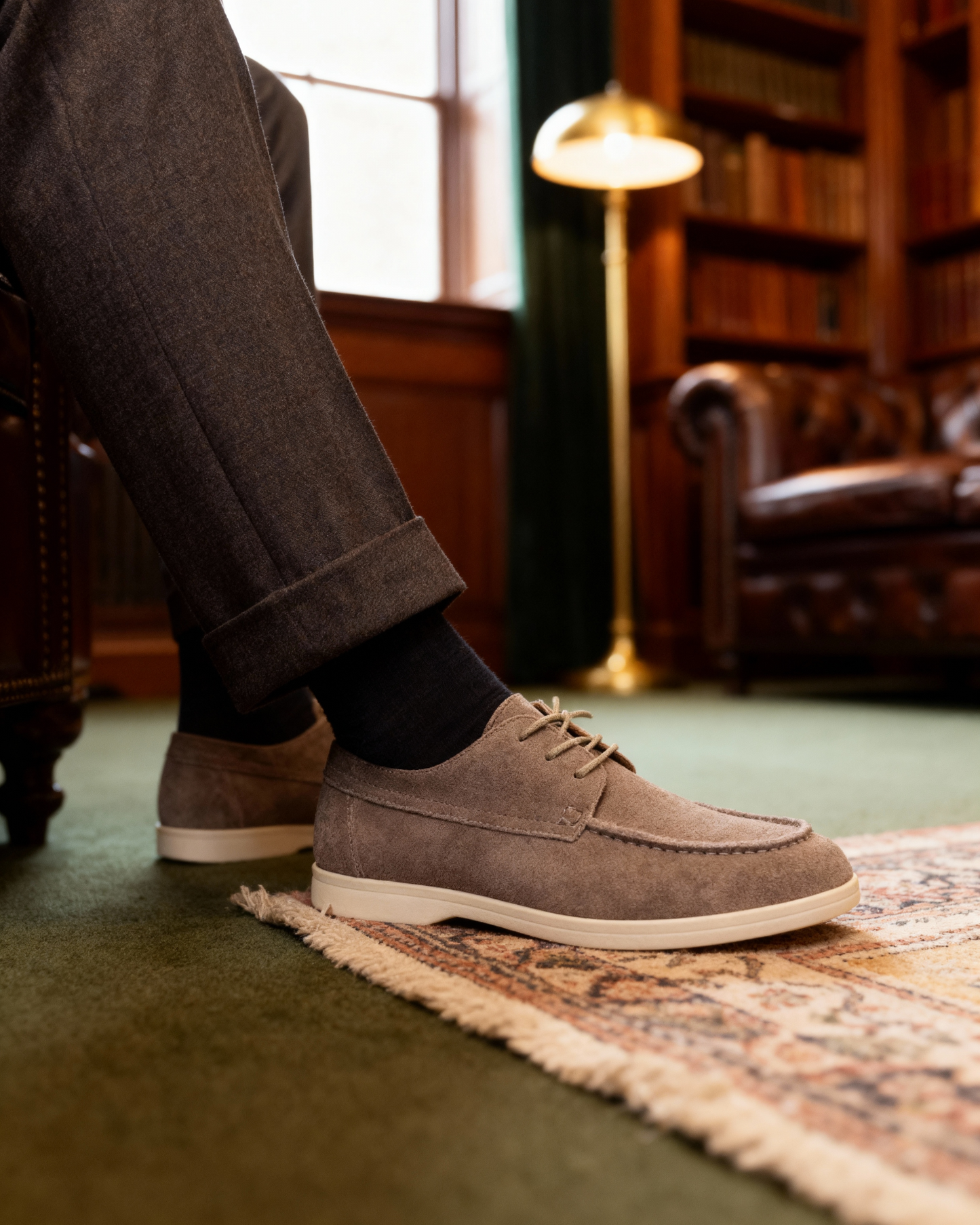 Zapatos de Cordones en Ante Premium