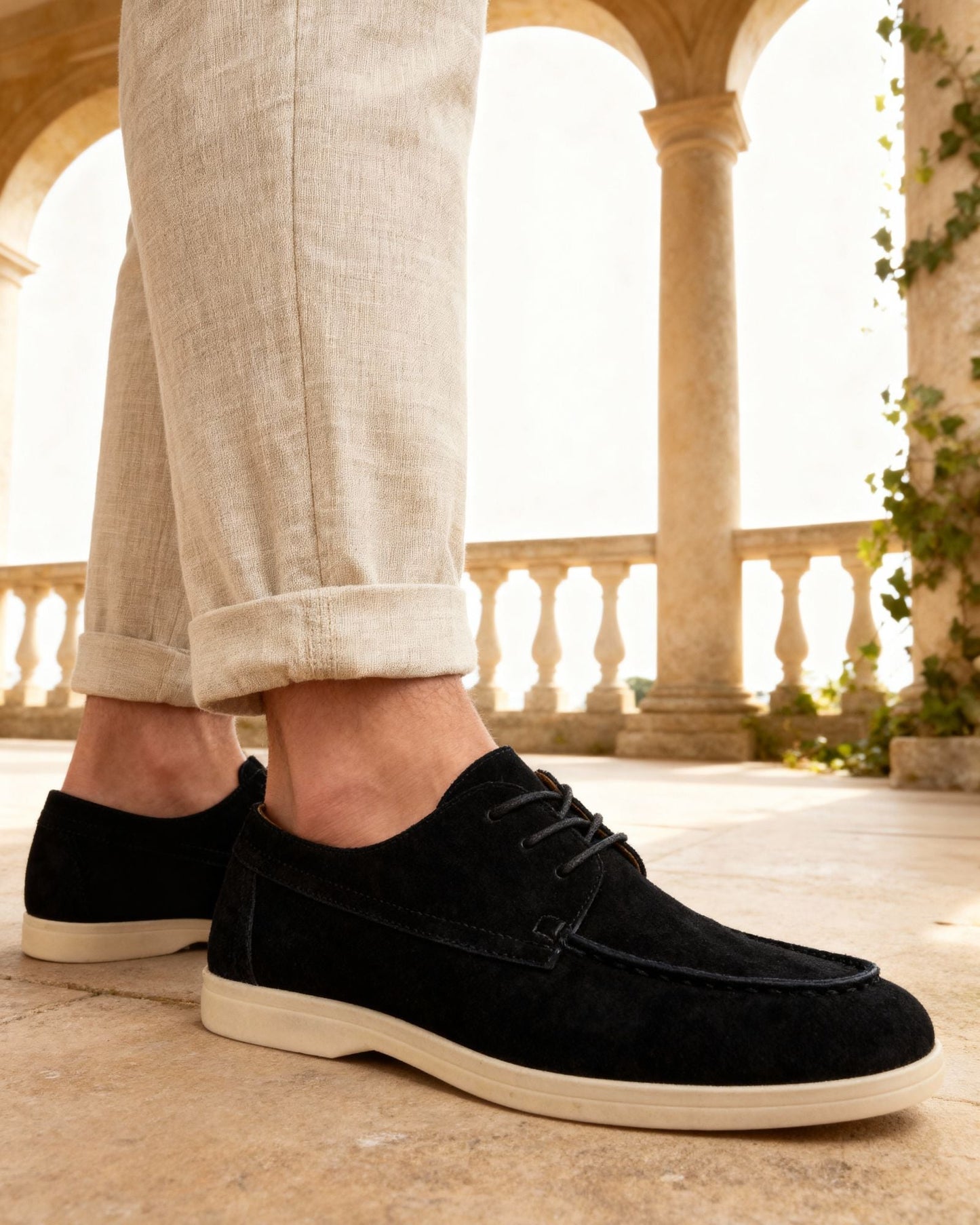 Zapatos de Cordones en Ante Premium