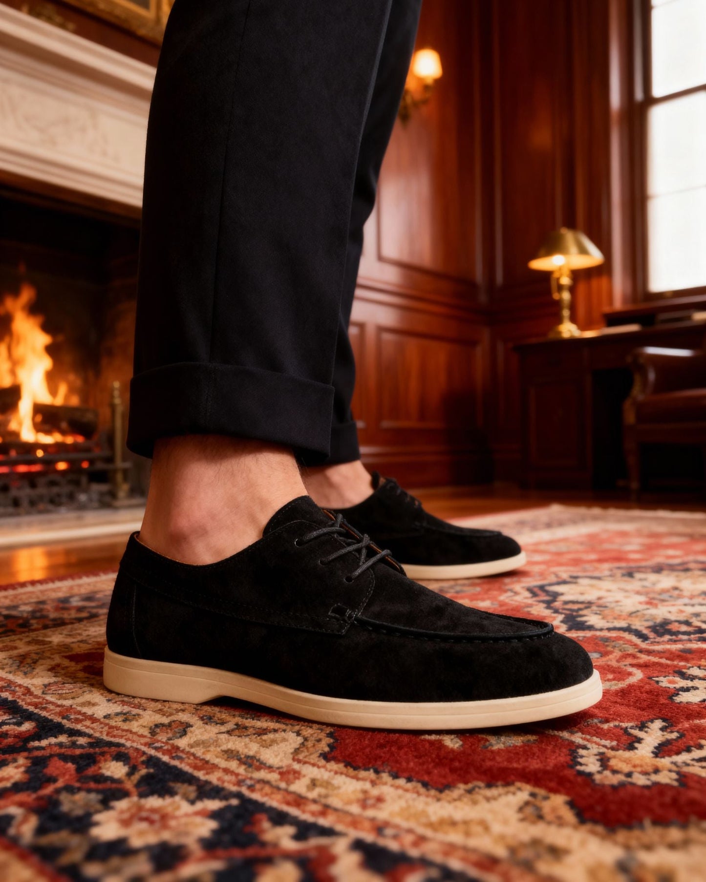 Zapatos de Cordones en Ante Premium