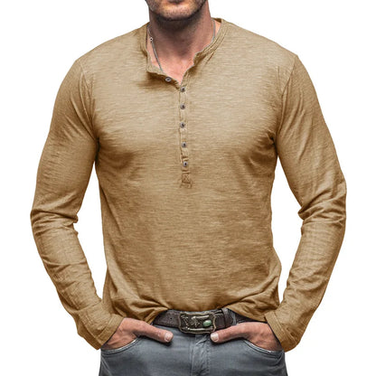 Henley Classic Comfort de Algodón