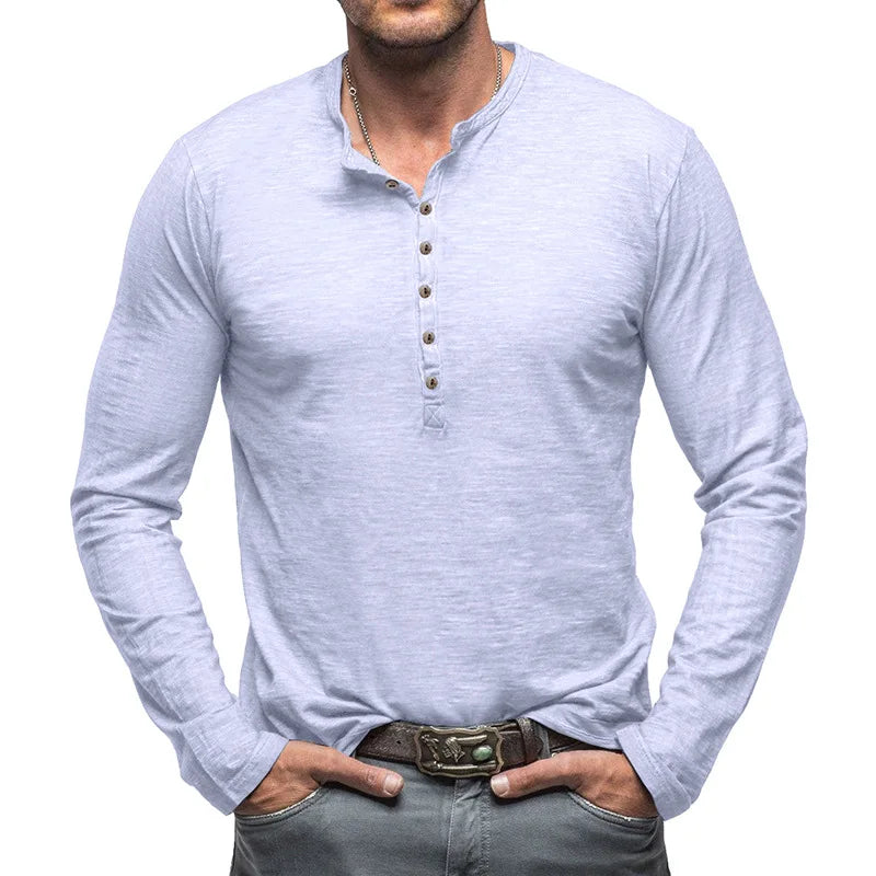 Henley Classic Comfort de Algodón