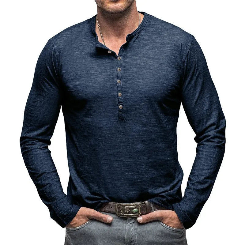 Henley Classic Comfort de Algodón