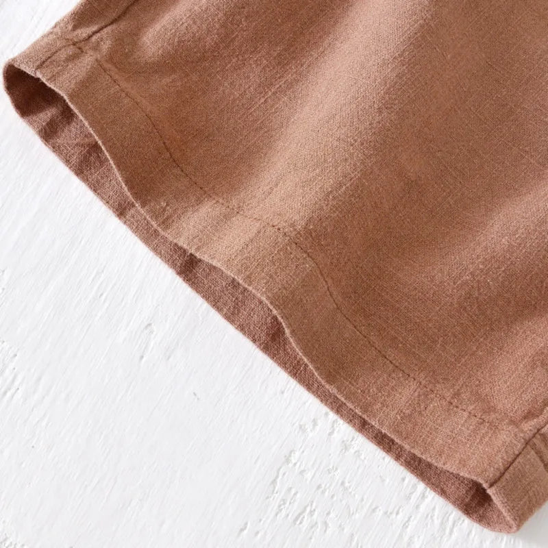 Short Kasimir de Algodón y Lino