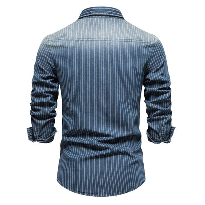Camisa Westside a Rayas de Denim