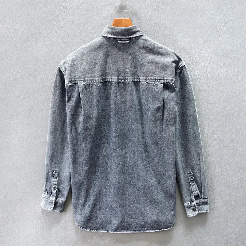 Camisa Denim Retro Lavada
