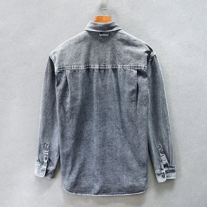 Camisa Denim Retro Lavada