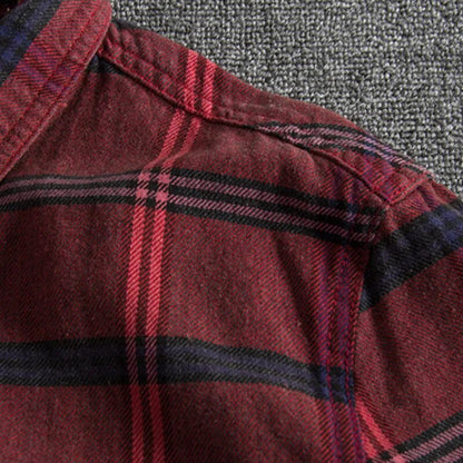 Camisa de Franela Autumn Ember a Cuadros