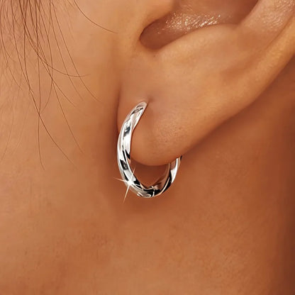 Pendientes colgantes geométricos minimalistas
