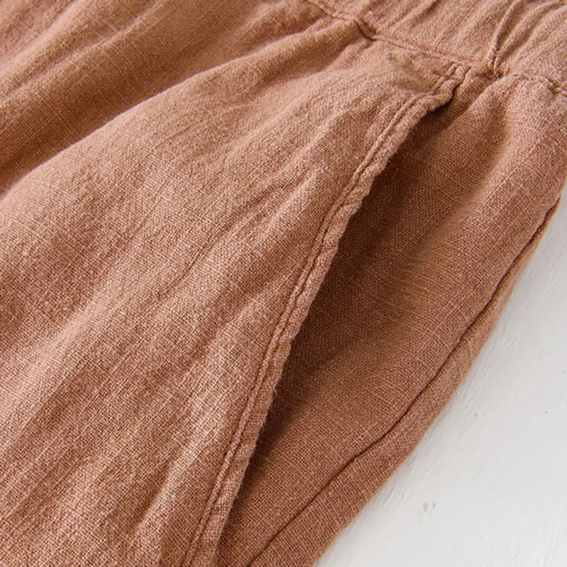 Short Kasimir de Algodón y Lino