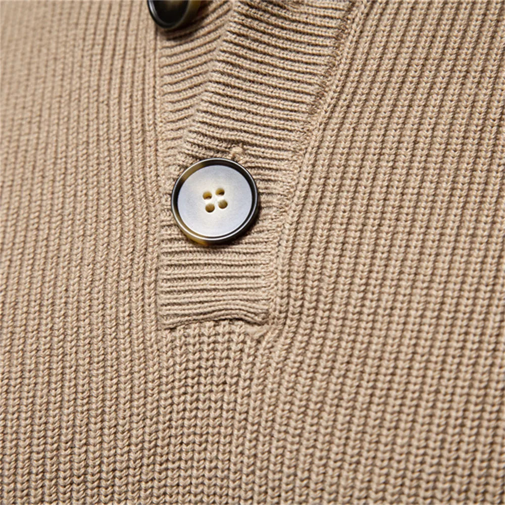 Suéter Livio con Cuello Medio y Botones