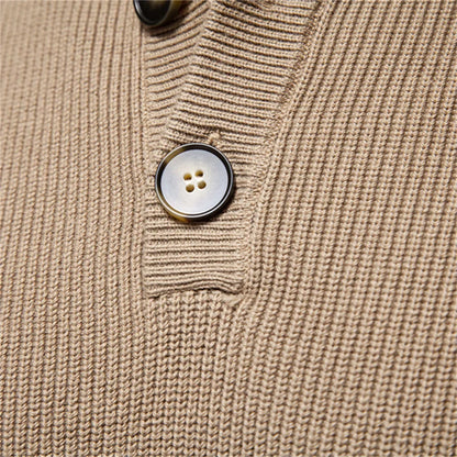 Suéter Livio con Cuello Medio y Botones