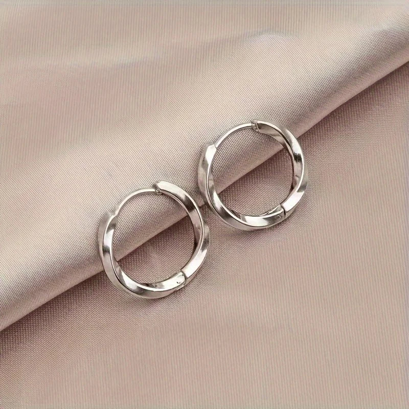 Pendientes colgantes geométricos minimalistas