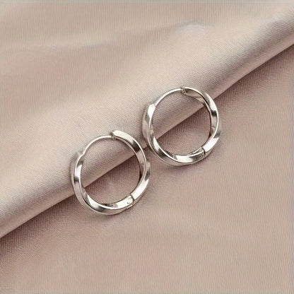 Pendientes colgantes geométricos minimalistas