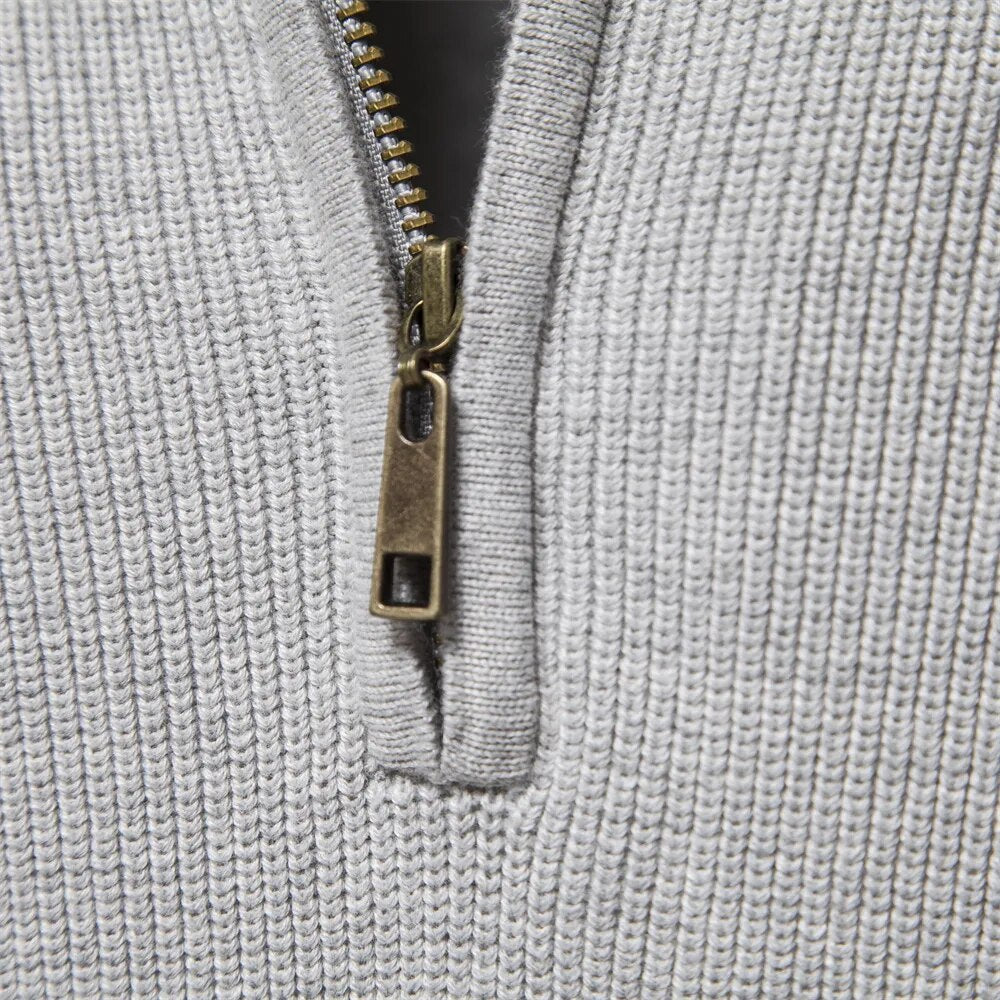 Suéter con cremallera Moss Quarter Zip