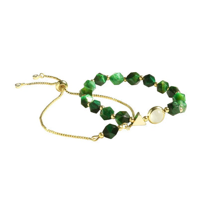 Elegante set de pulseras verde