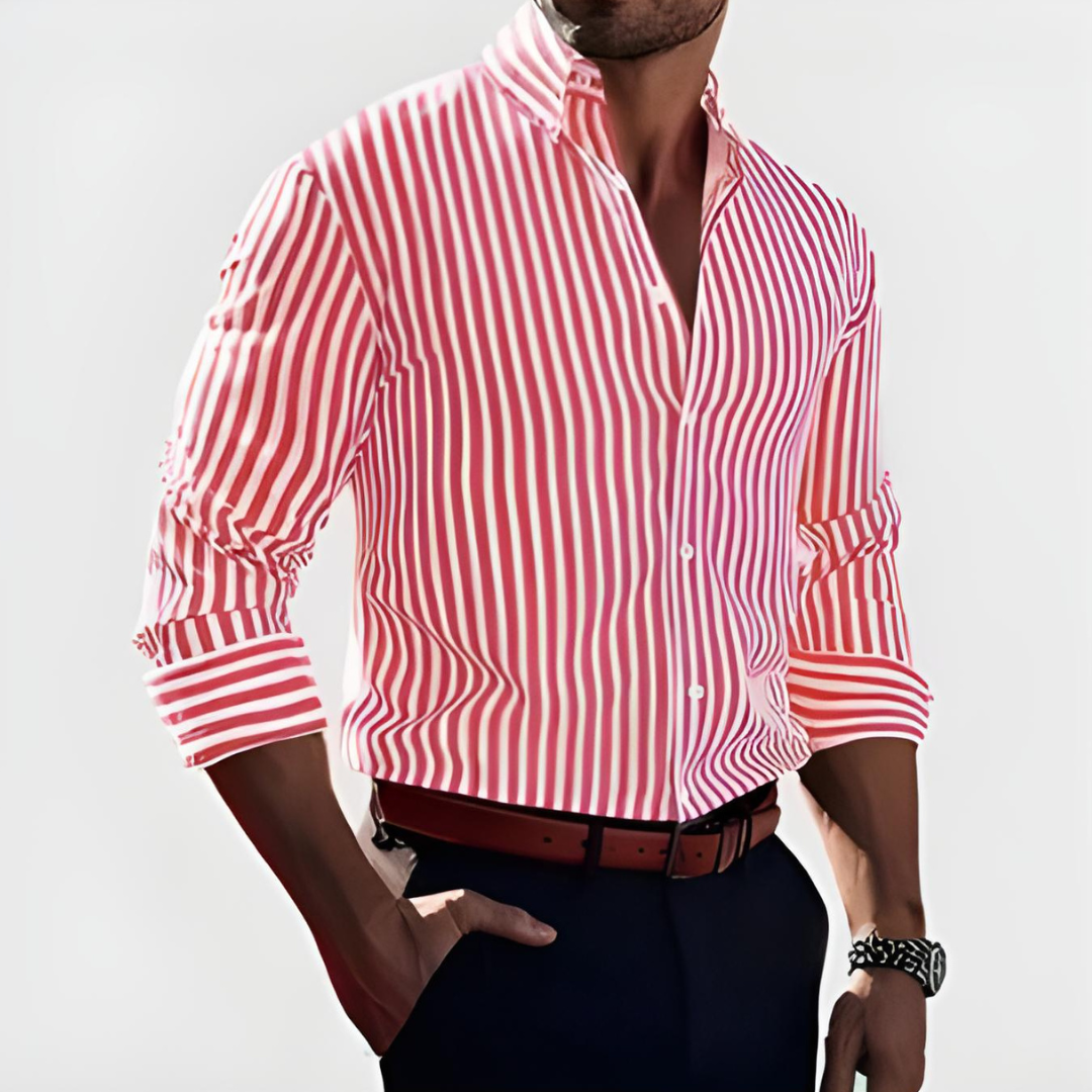 Luna Bellucci | Camisa Elegante A Rayas