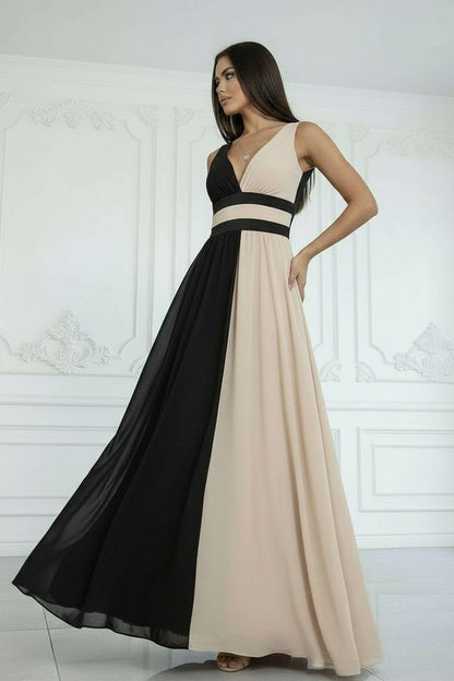 Isla - Two Tone Flow Dress