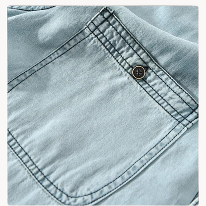 Camisa Frontier de Chambray en Algodón