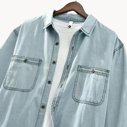 Camisa Frontier de Chambray en Algodón