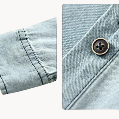 Camisa Frontier de Chambray en Algodón