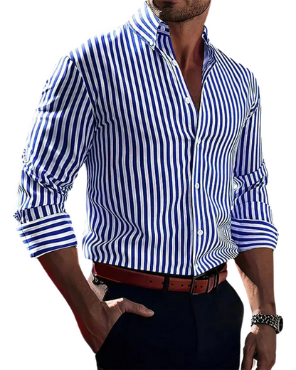 Luna Bellucci | Camisa Elegante A Rayas