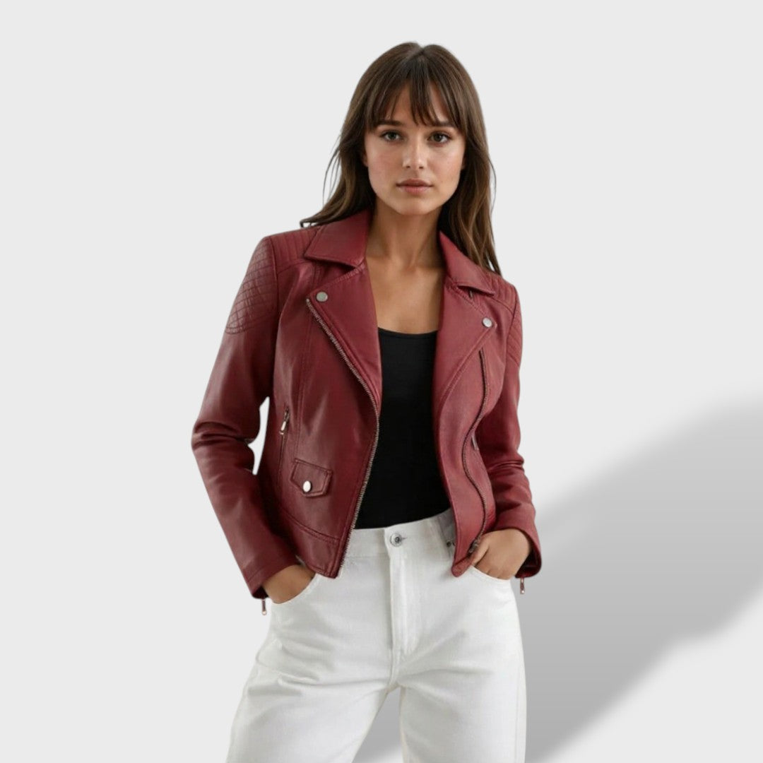 Valeria | Cazadora cuero mujer