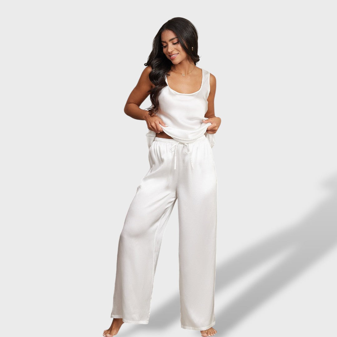 Clara | Pijama pierna ancha mujer