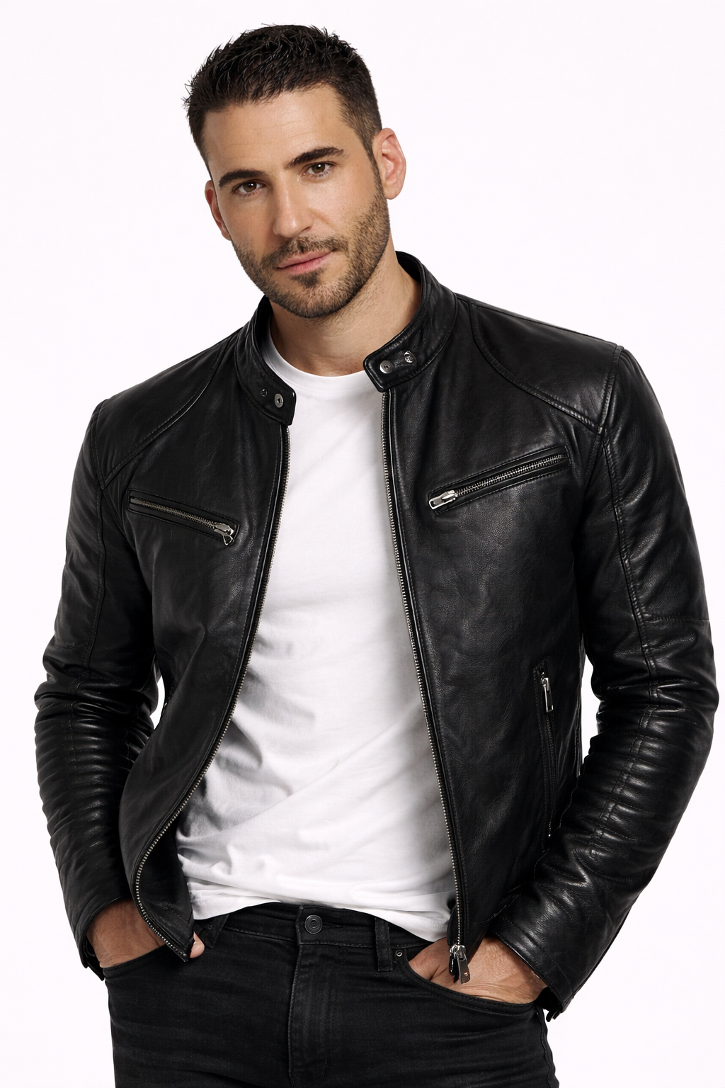 Chaqueta de cuero