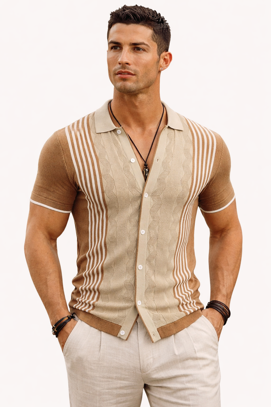 Polo Alabaster de Botones Completos