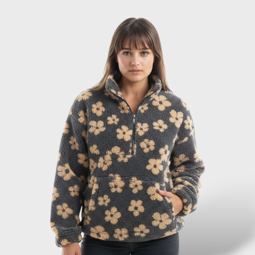 Suéter Polar Bohemio de Sherpa para Mujer