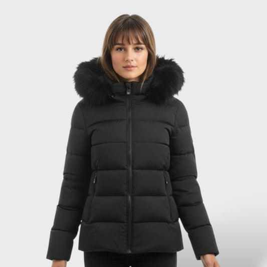 Casaco Acolchoado de Inverno com Capuz