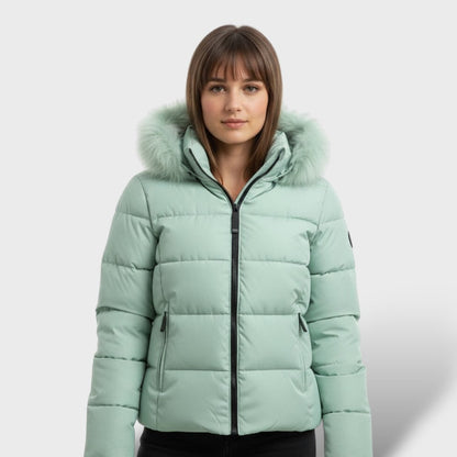 Casaco Acolchoado de Inverno com Capuz