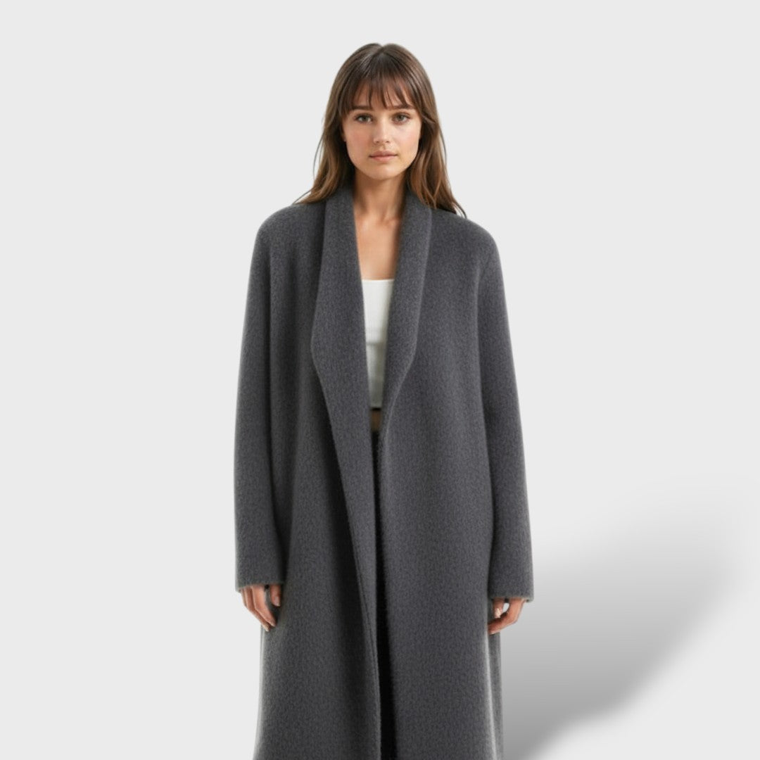 Abrigo Largo de Cachemira Luxe para Damas