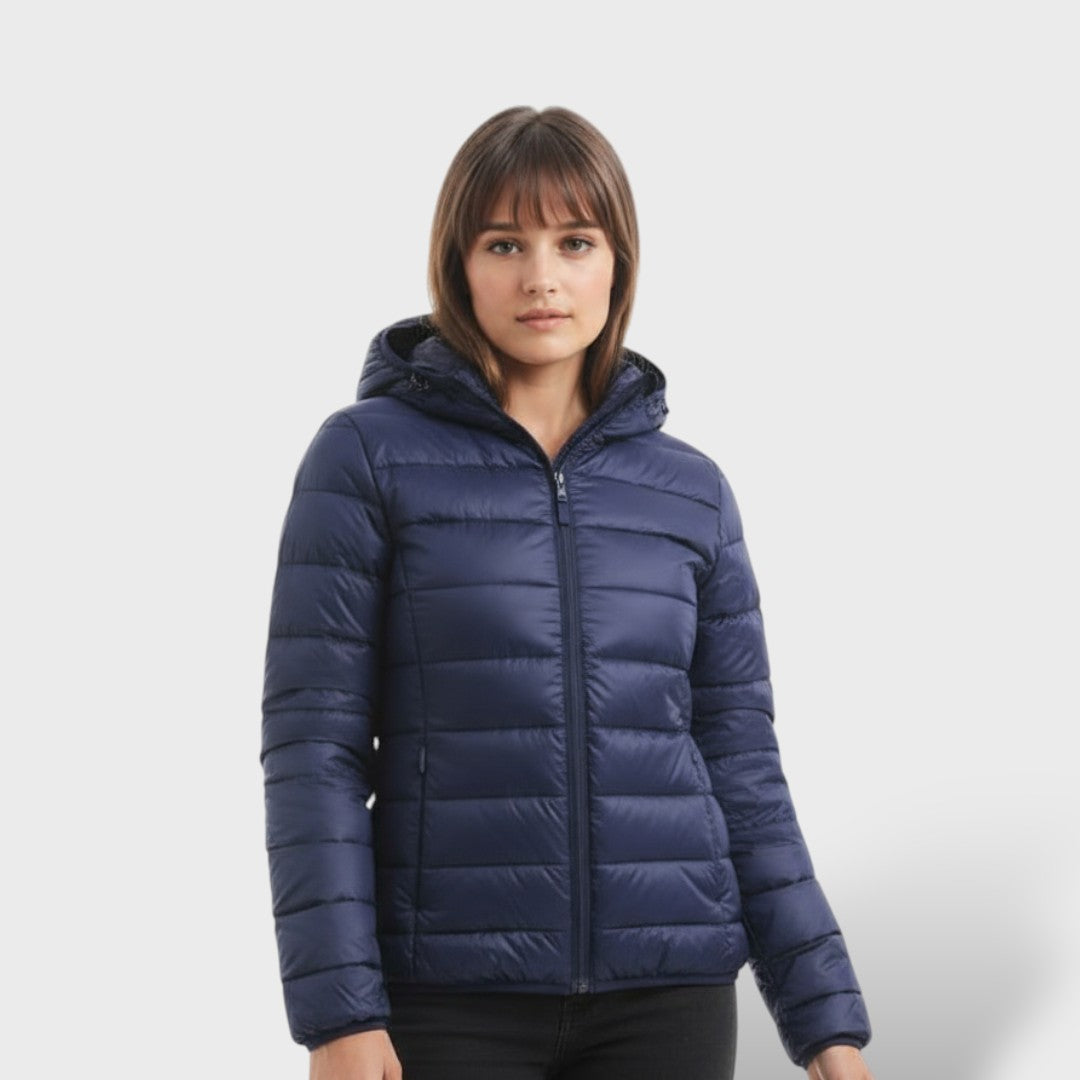 Chaqueta Acolchada Ligera de Plumas Mujer