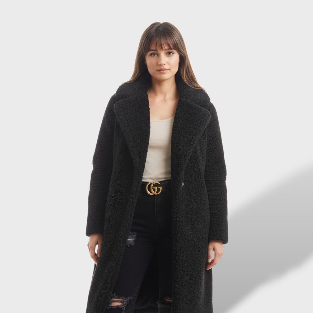 Abrigo Teddy Largo Mujer | Cálido y con Estilo
