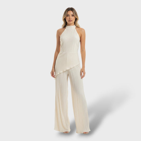 Conjunto Elegante Plisado Mujer