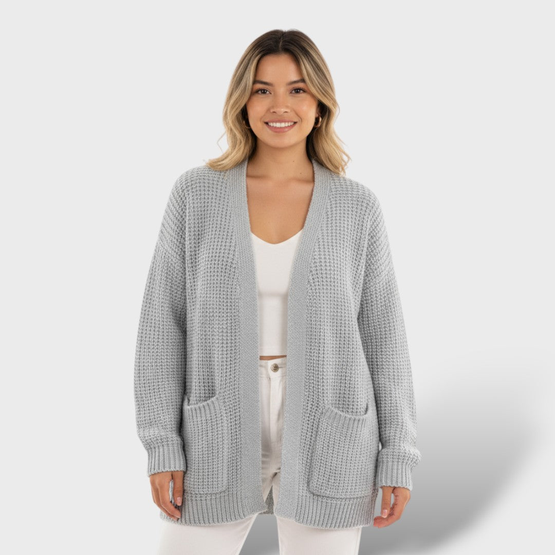 Cárdigan largo invierno mujer