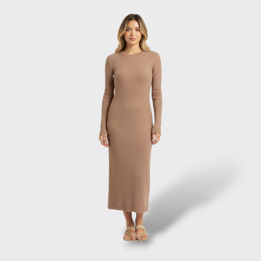Vestido Largo Merino 100% Mujer