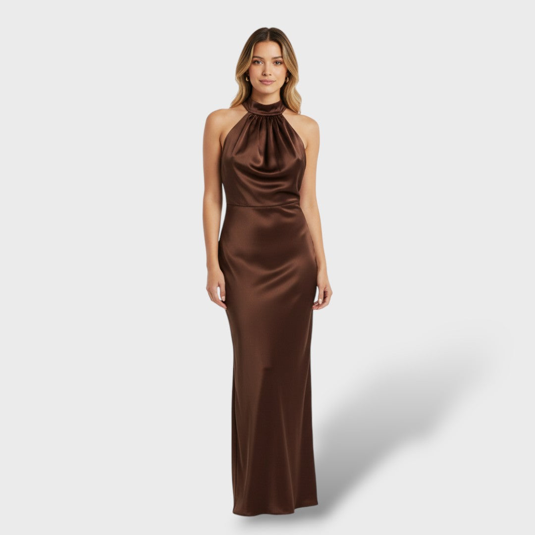 Vestido Midi Terciopelo Elegante