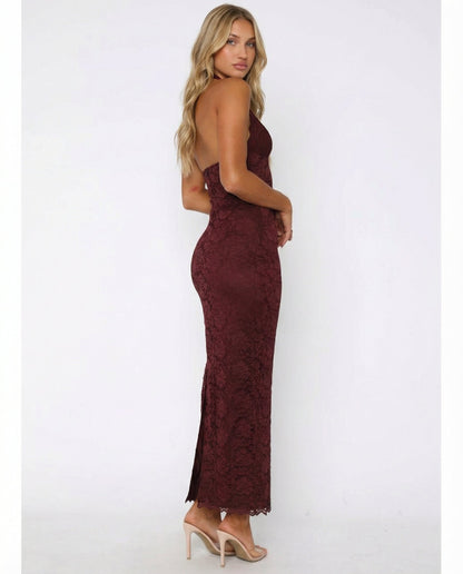 Ella - Black Lace Maxi Dress
