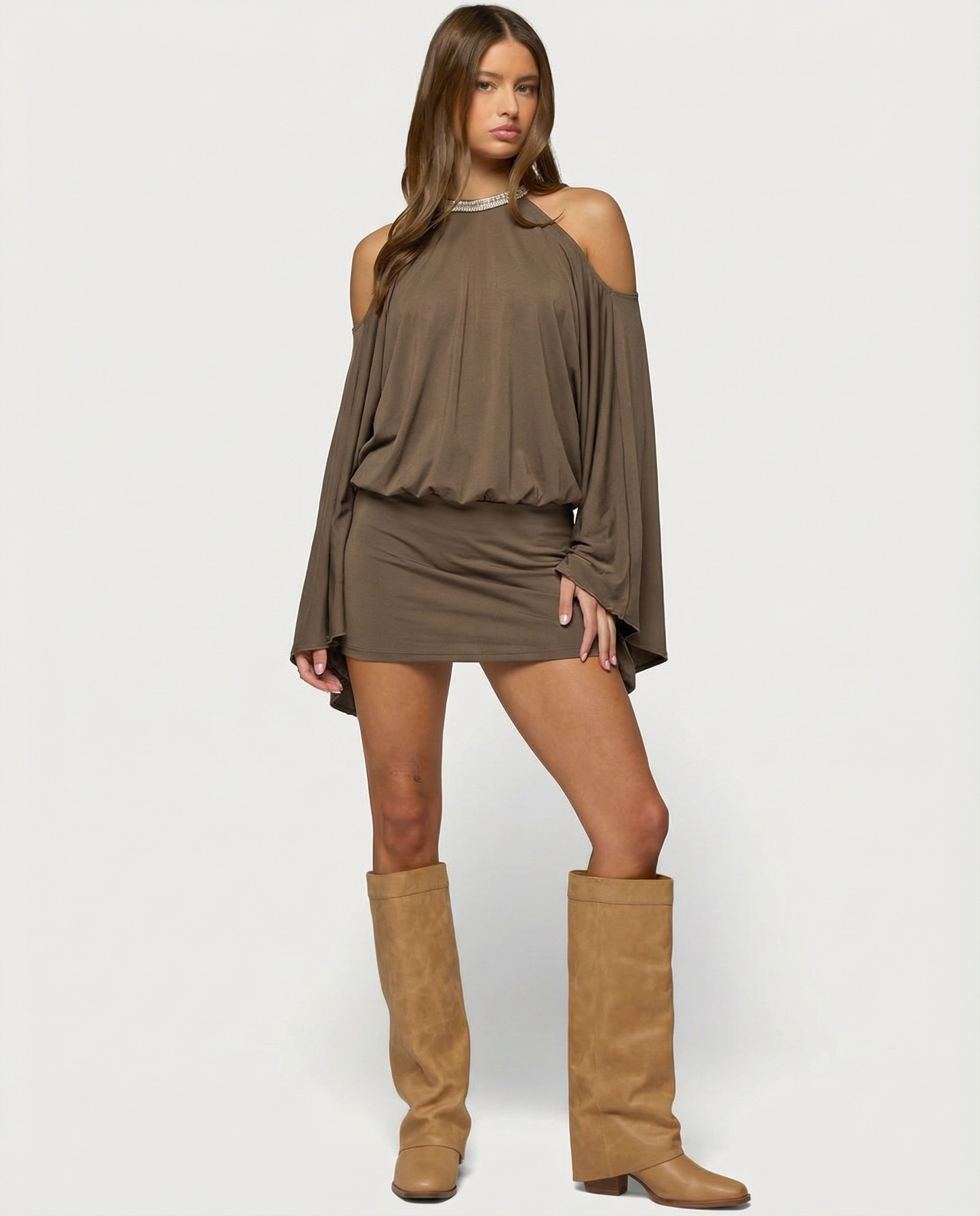 Monroe – Open Back Chain Mini Dress